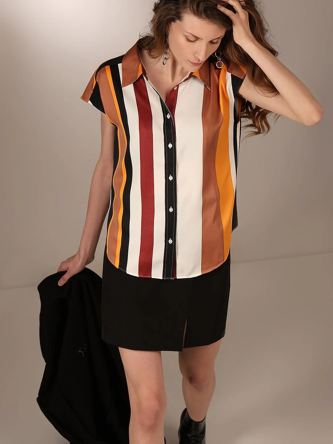 White Striped Shirt