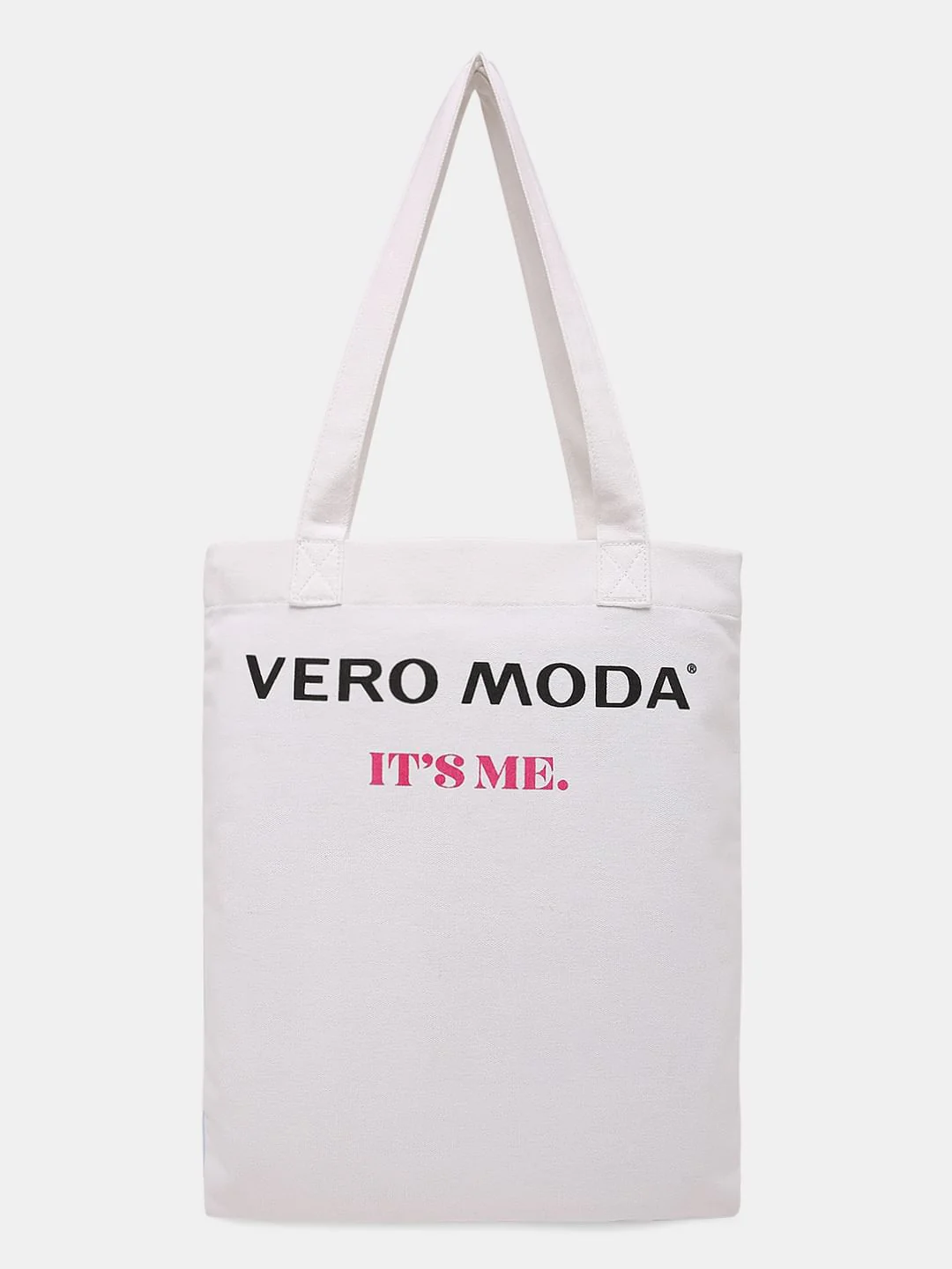 White Tropical Print Tote Bag - Image 5