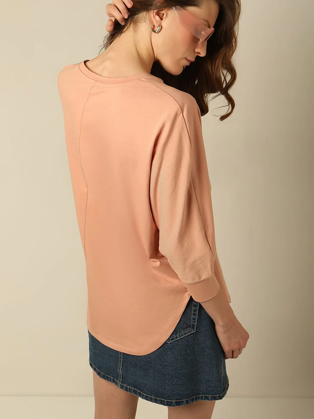 Light Pink Cotton T-Shirt