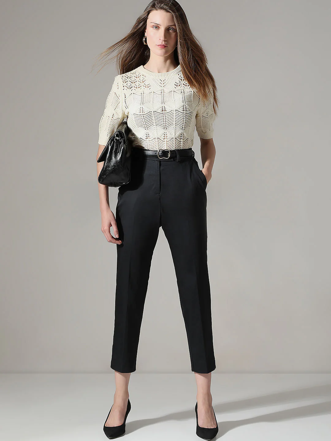 Black Cigarette Trouser