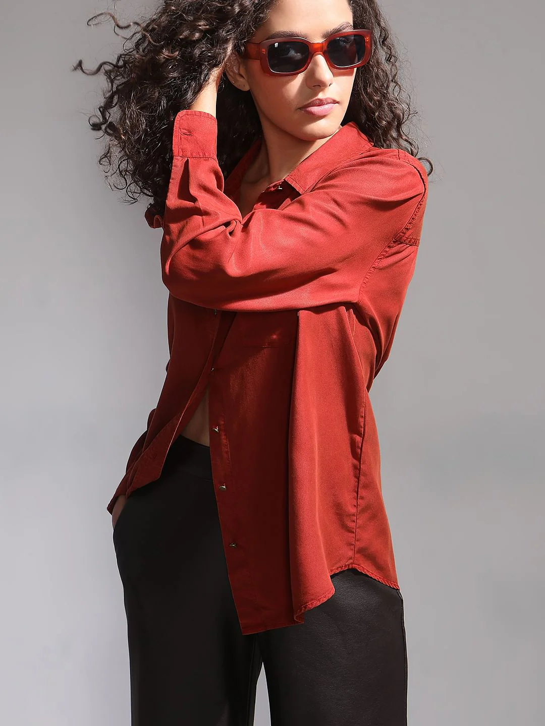 Orange Regular Shirt