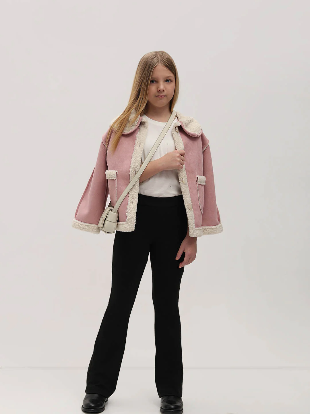 GIRLS Black Flared Pants