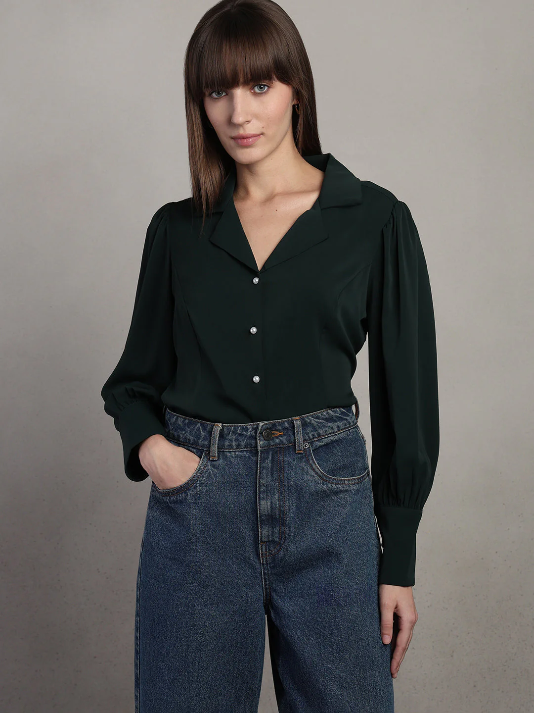 Puff Sleeves Shirt